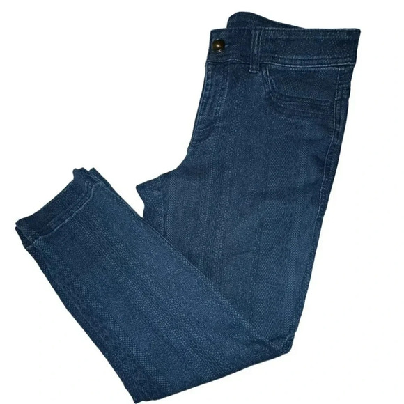 Christopher‎ & Banks 6P boho print blue jeans - Picture 3 of 6